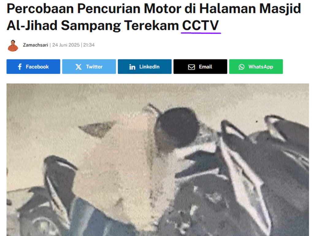 pencurian terekam cctv 3