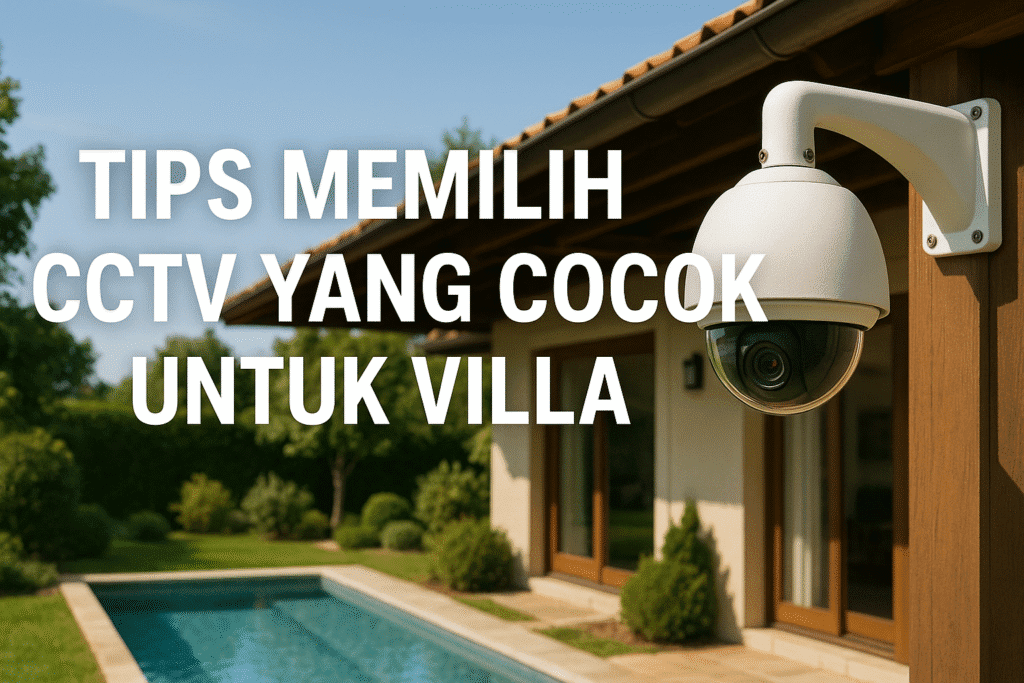 tips memilih cctv yang cocok untuk villa